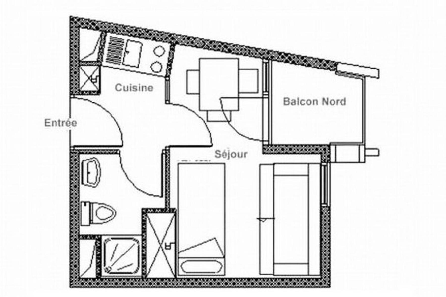 Residence Soldanelles B - Studio - Proche Des Pistes - Balcon Mae-3694 แซ็ง-มาร์แต็ง-เดอ-แบลวีย์ ภายนอก รูปภาพ